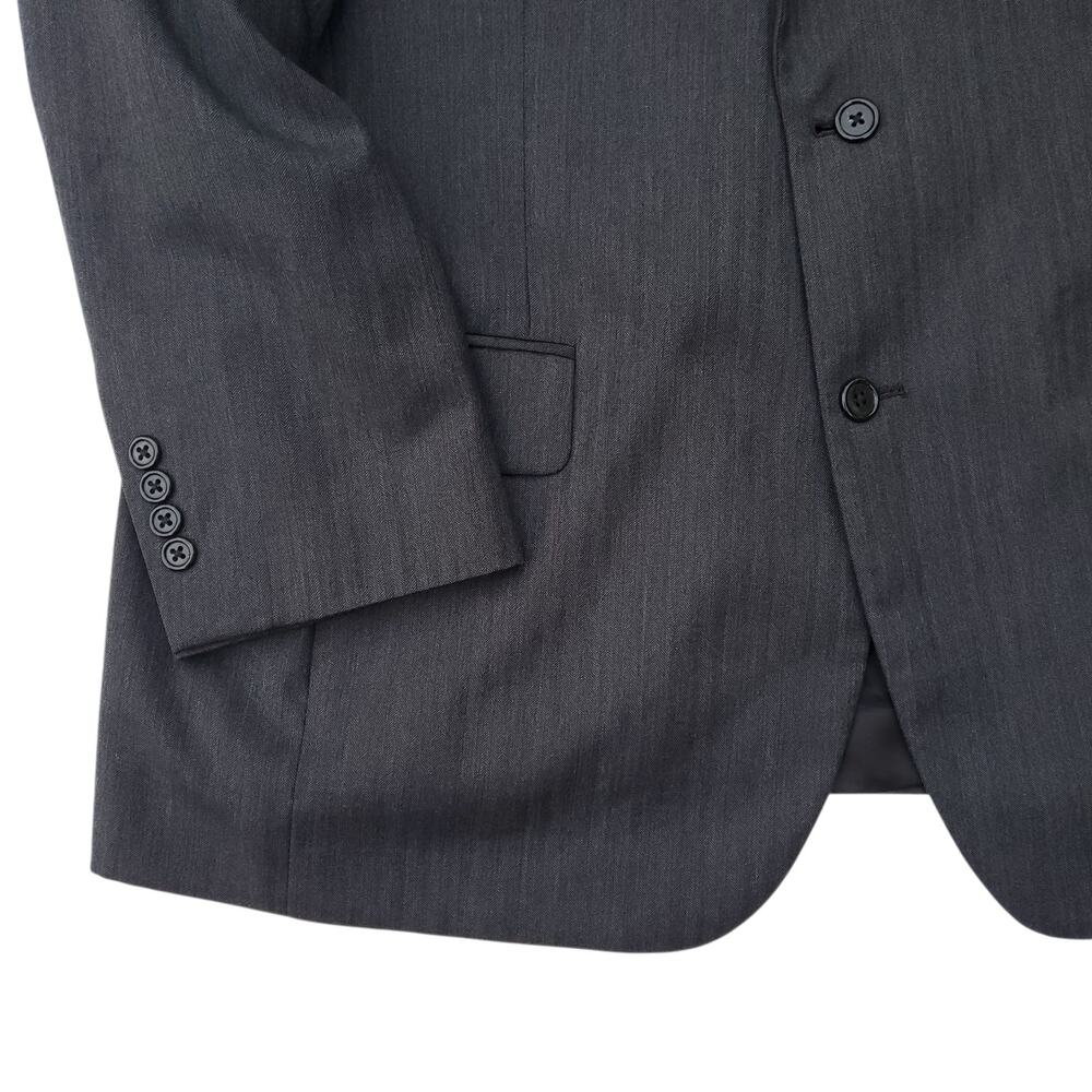 Jos A Bank Gray Wool Blazer Jacket Sport Coat Signature Gentleman Classic 44R - Picture 7 of 16